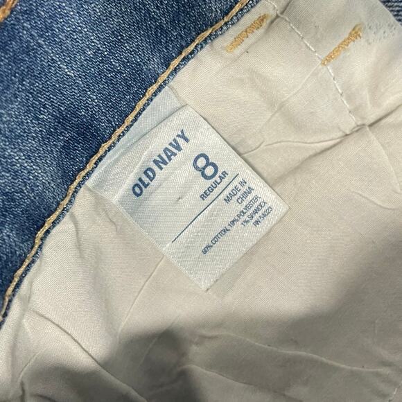Old Navy Size 8 Jeans The Diva Fit Bootcut Medium Wash Denim Women Pants - Picture 7 of 7